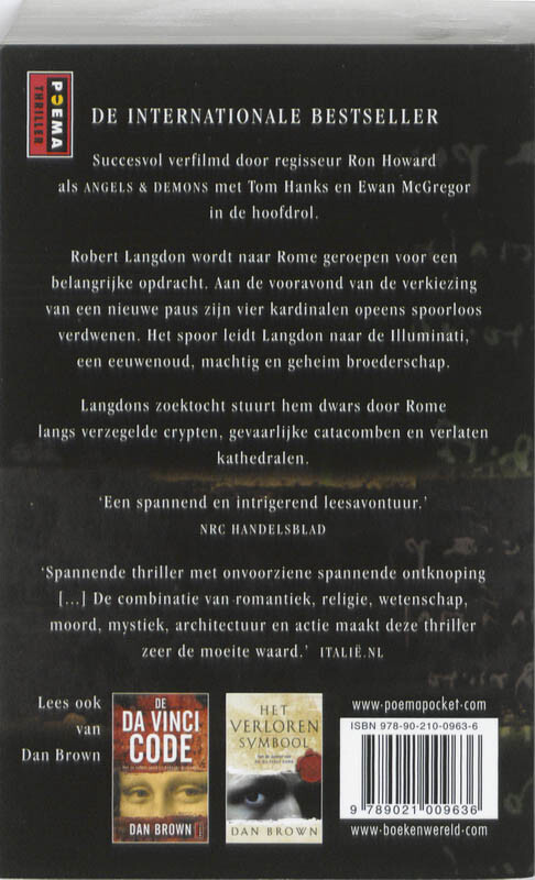 Het Bernini mysterie / Robert Langdon / 1 achterkant