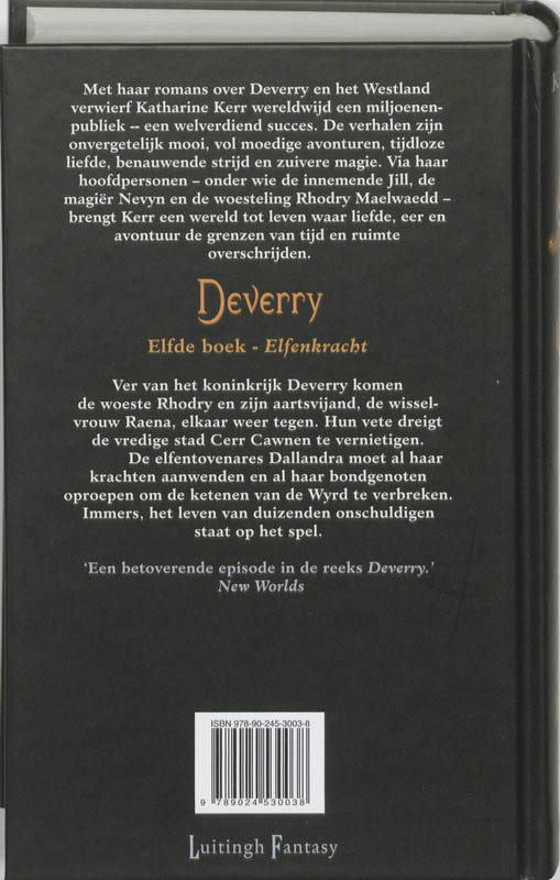 Elfenkracht / Deverry saga / 11 achterkant