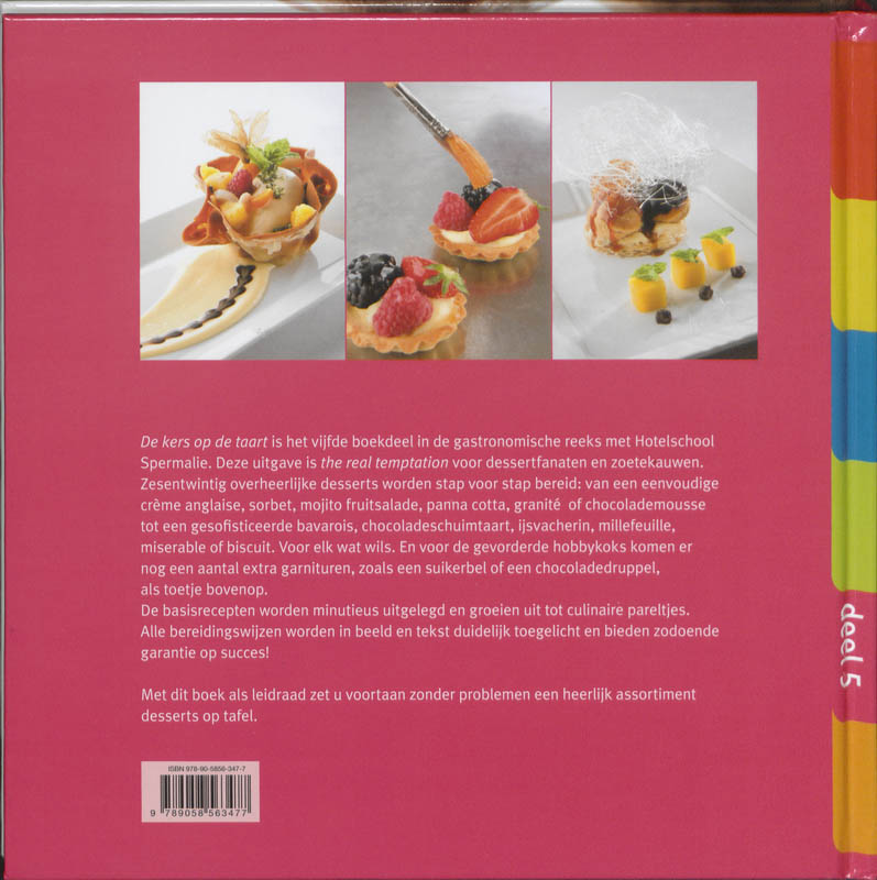 De kers op de taart / Culinaire verfijning met Hotelschool Spermalie / 5 achterkant