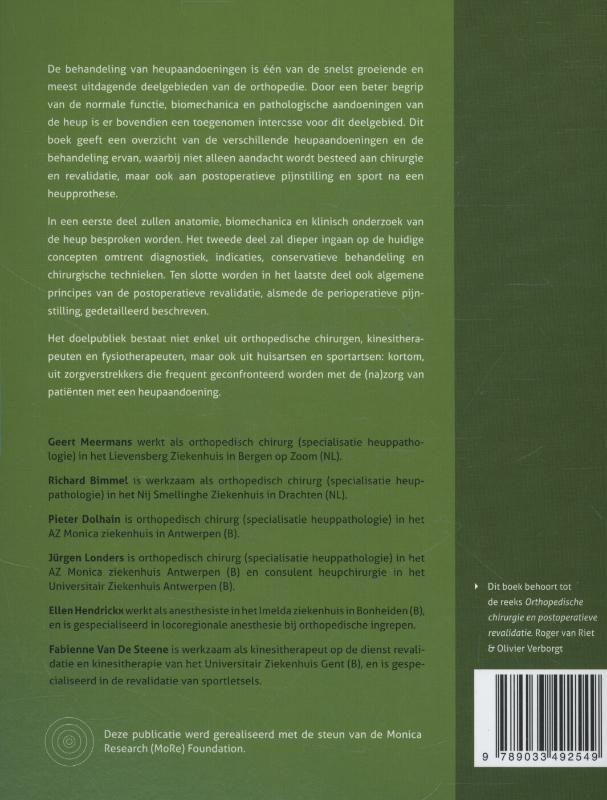 Orthopedische chirurgie en postoperatieve revalidatie Heup / Orthopedische chirurgie en postoperatieve revalidatie achterkant