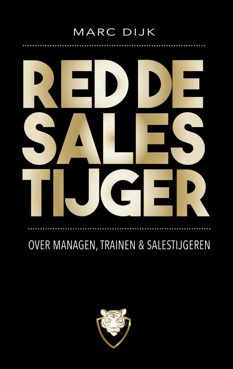 Red de salestijger achterkant