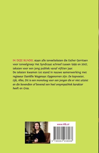 De kopvoeter en andere toneelteksten achterkant