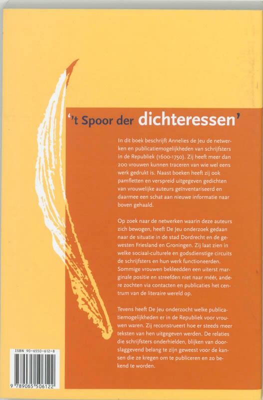 't Spoor der dichteressen achterkant