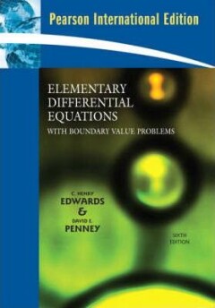 Elementary Differential Equations with Boundary Value                 Problems:International Edition