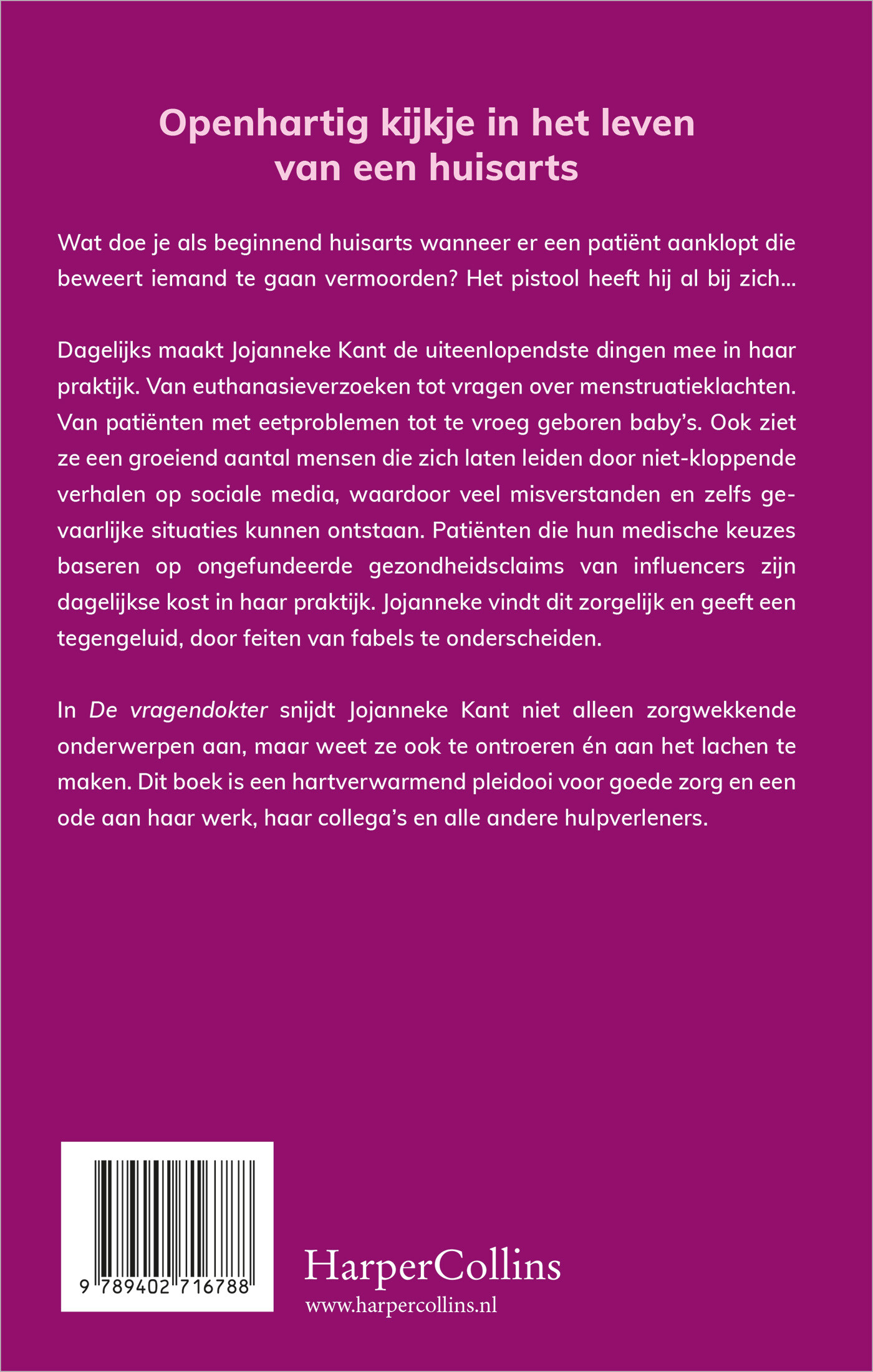 De vragendokter achterkant