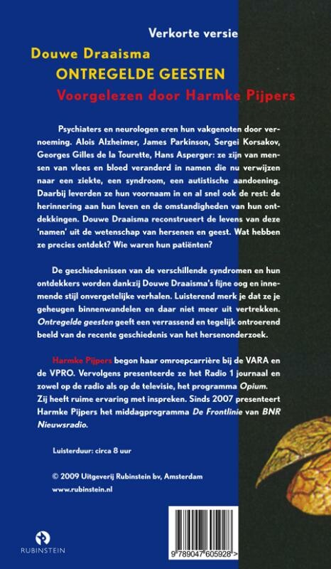 ontregelde geesten achterkant