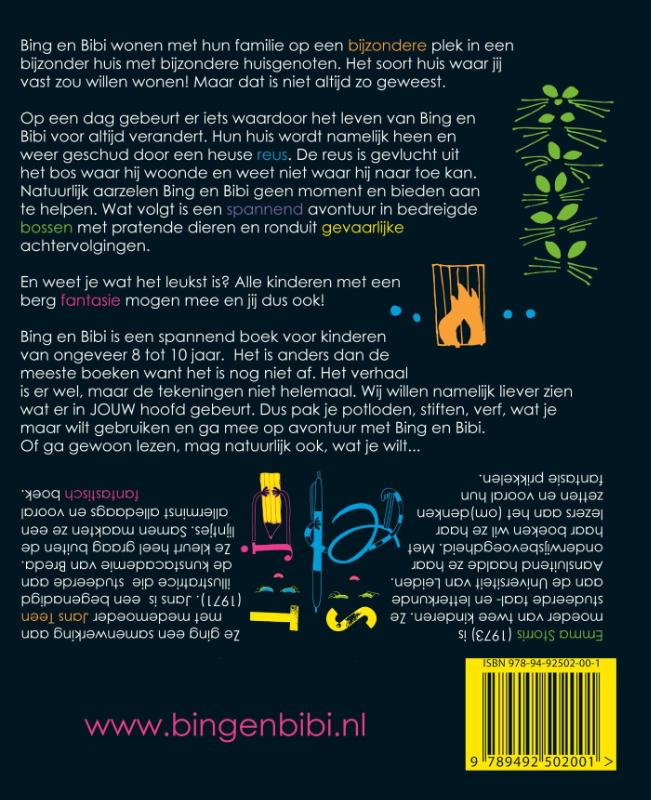 Bing en Bibi achterkant