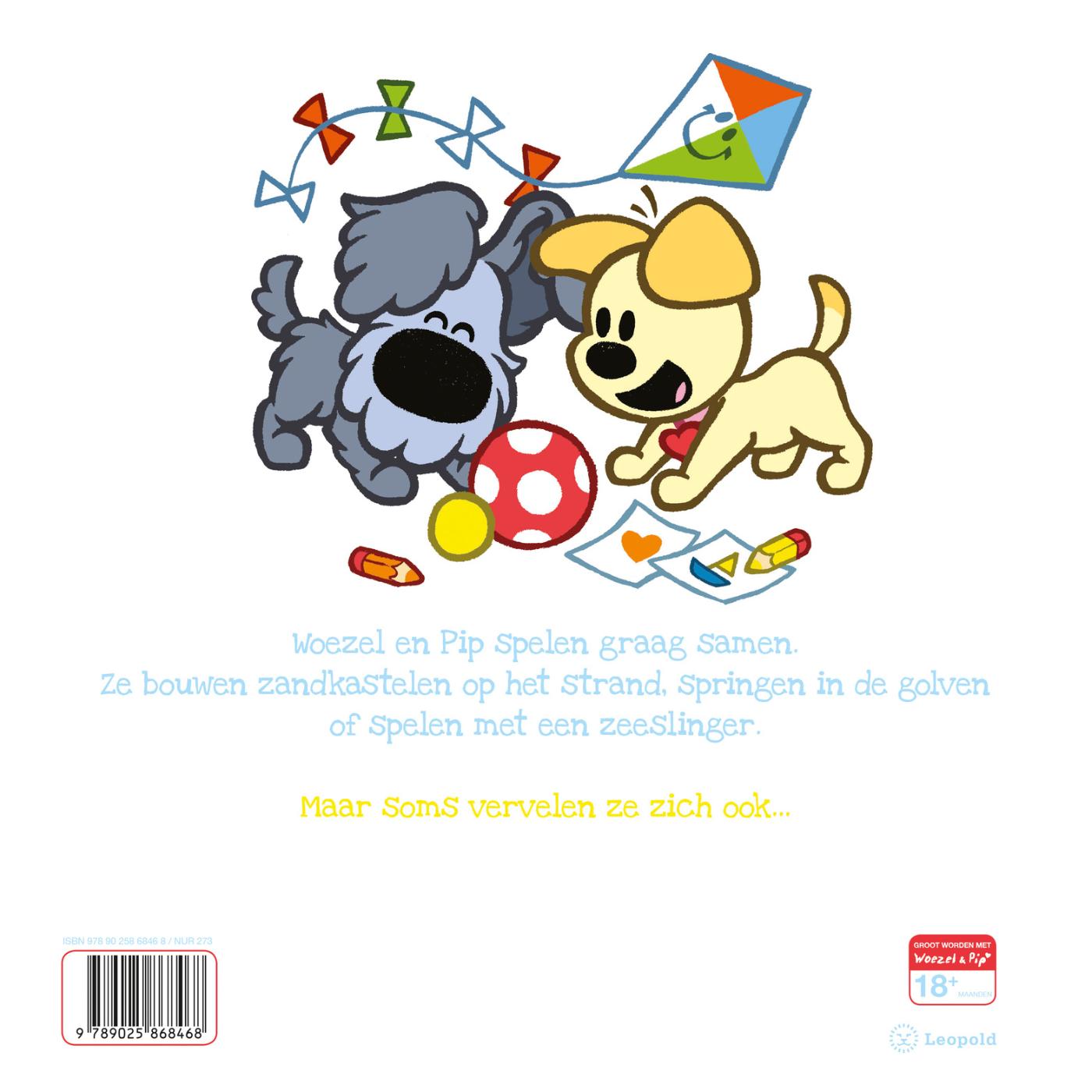 Woezel & Pip - Spelen in de Tovertuin - Prentenboek achterkant