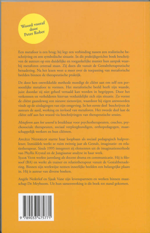 Metaforen aan het woord Metaforen aan het woord achterkant