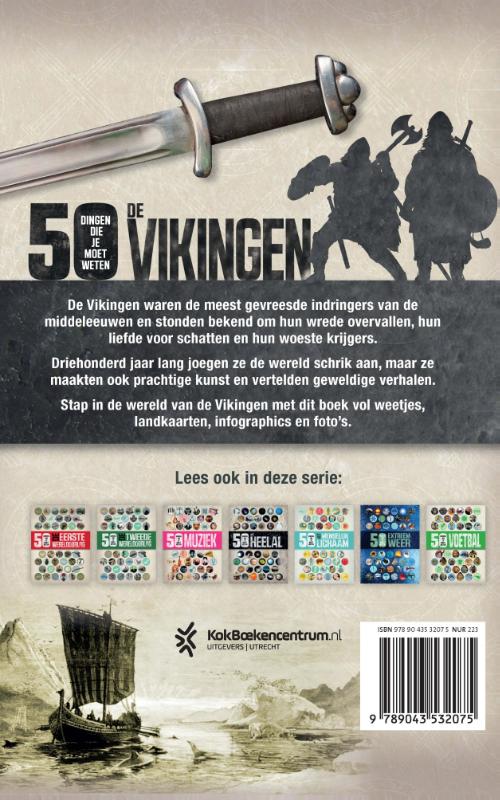 De Vikingen / 50 dingen die je moet weten achterkant