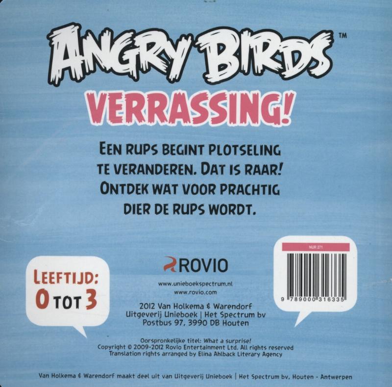 Angry Birds Verrassing! / Angry Birds achterkant