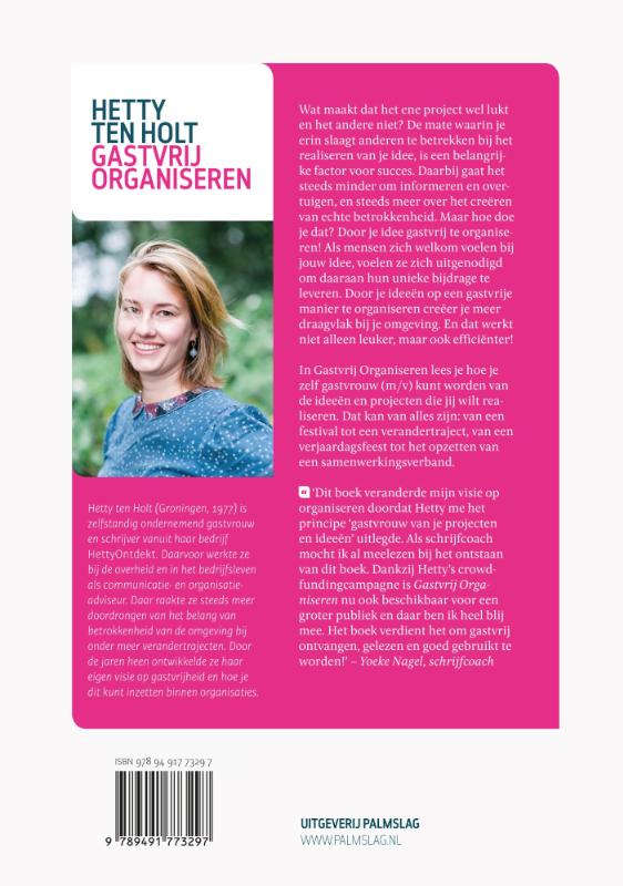 Gastvrij organiseren Gastvrij organiseren achterkant