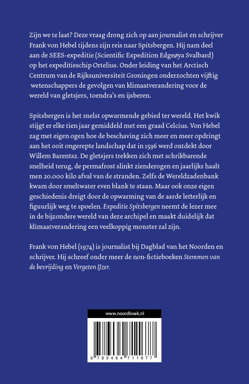 Expeditie Spitsbergen achterkant