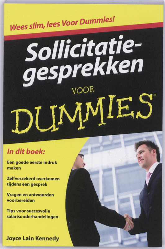 boekenbalie_9789043019545_cover Sollicitatiegesprekken voor dummies / Voor Dummies