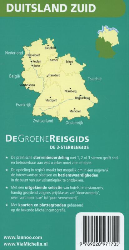 De Groene Reisgids - Duitsland Zuid achterkant