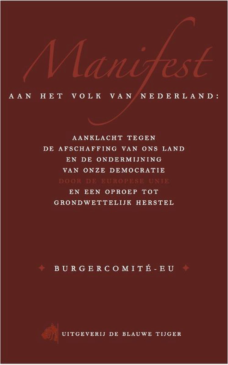 Manifest aan het volk van Nederland