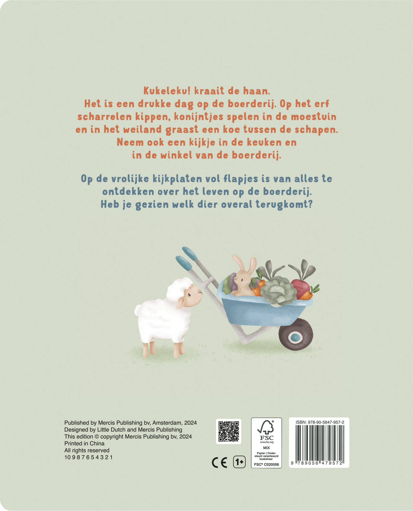 Boerderij / Mijn flapjesboek achterkant