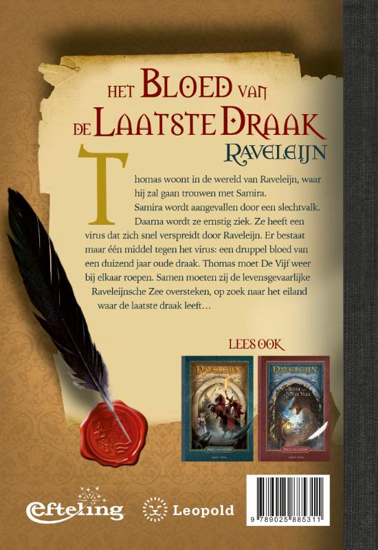 Het bloed van de laatste draak / Raveleijn achterkant