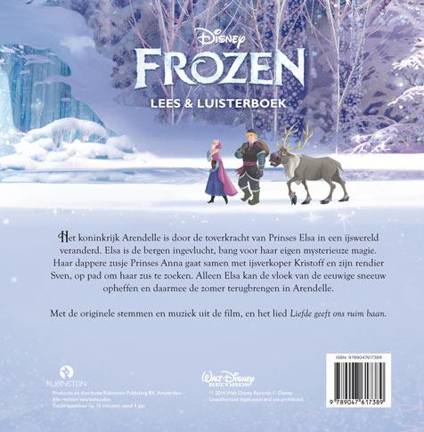 Frozen / Gouden Boekjes achterkant