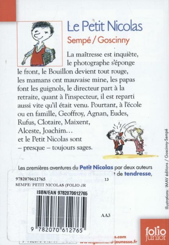 Le petit Nicolas / Collection folio Junior / 940 achterkant