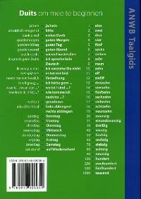 Duits / ANWB Taalgids achterkant