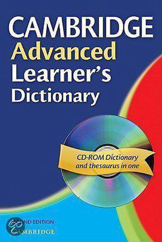 Cambridge Advanced Learner's Dictionary Paperback with Cd-Rom