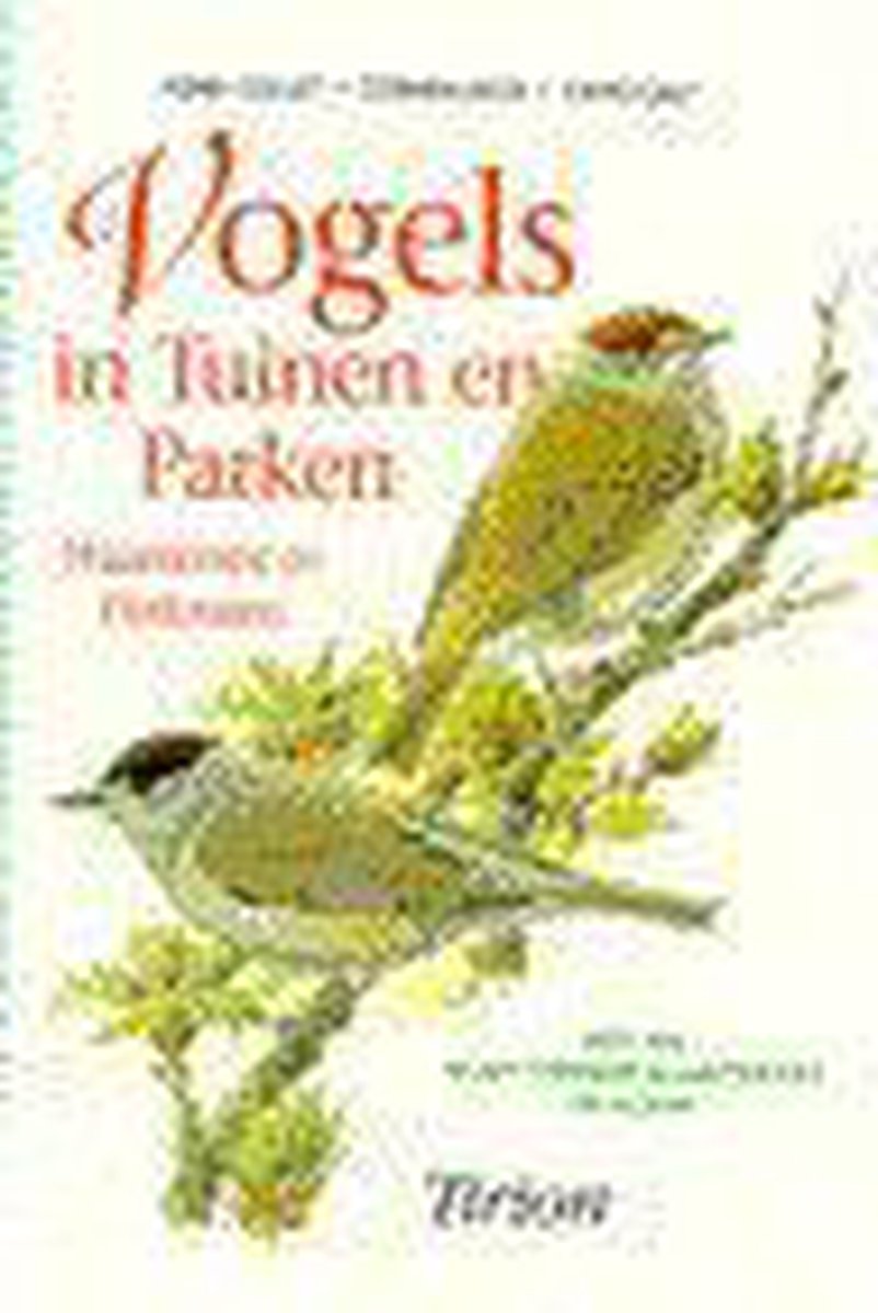 boekenbalie_9789052102702_cover VOGELS IN TUINEN EN PARKEN / VOGELS
