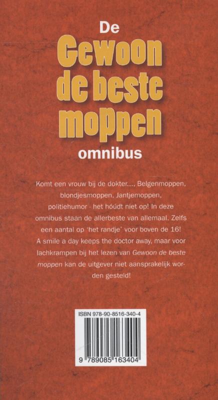 De gewoon de beste moppen omnibus achterkant