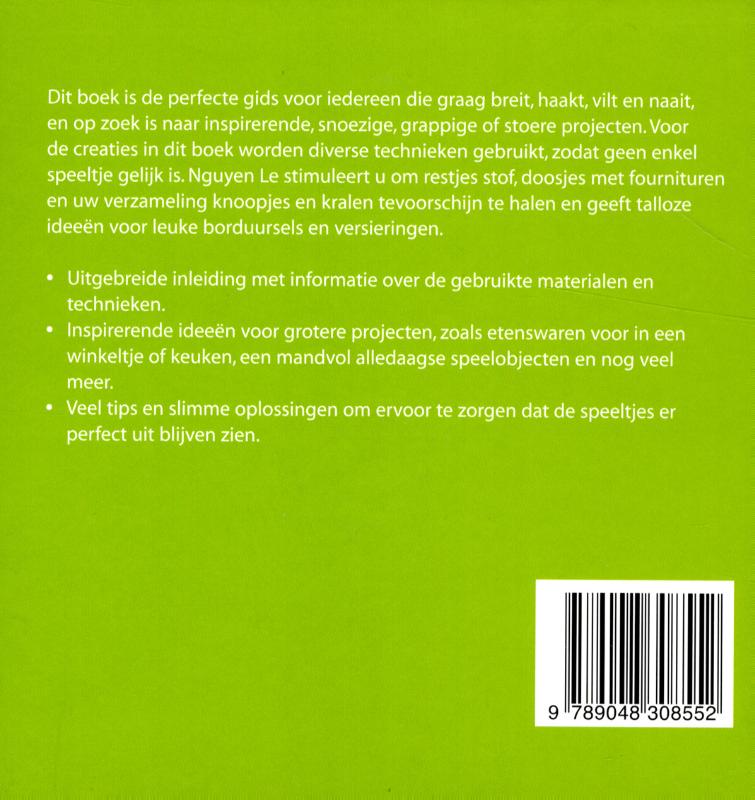 Speelgoed haken, breien, vilten en naaien / 500x creatief Speelgoed haken, breien, vilten en naaien / 500x creatief achterkant