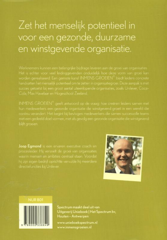 Inmens groeien achterkant