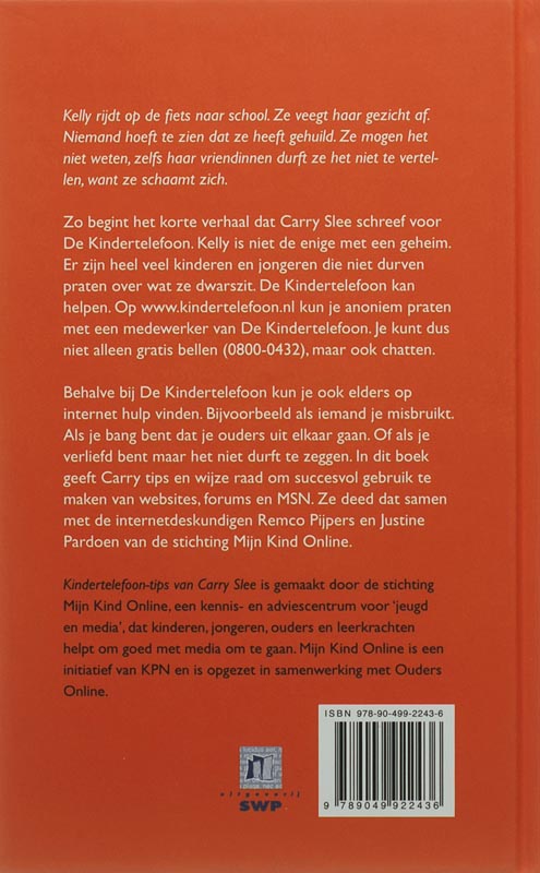 Kindertelefoontips Van Carry Slee achterkant