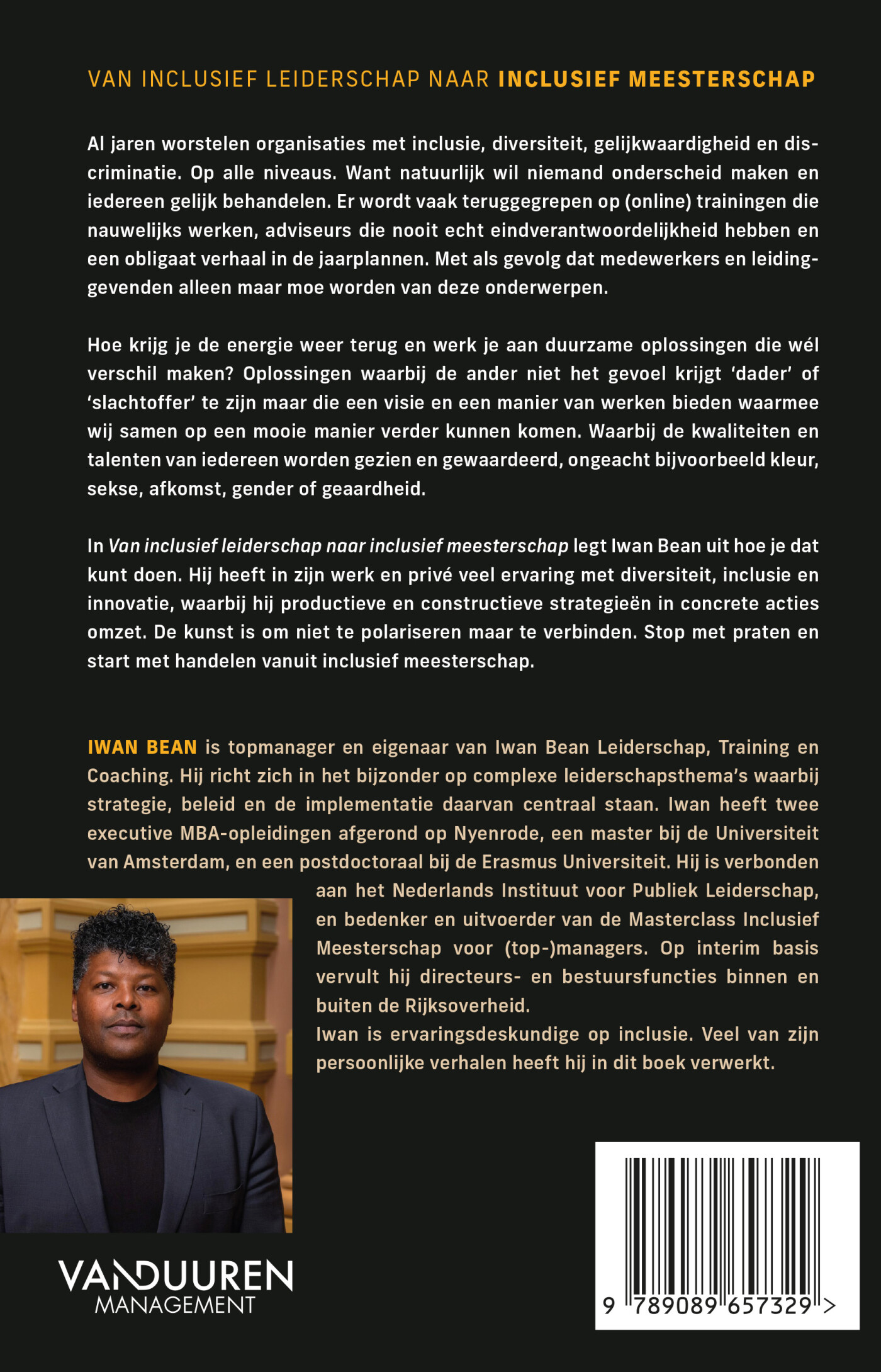 Van inclusief leiderschap naar inclusief meesterschap achterkant