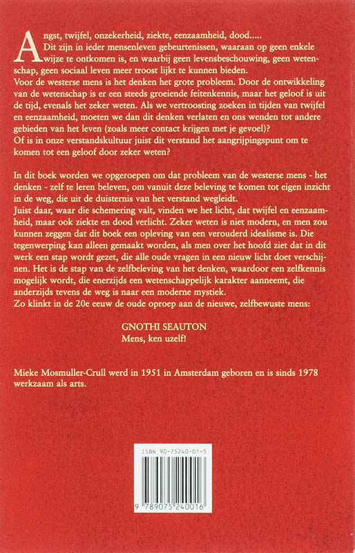 Zoek het licht dat opgaat in het Westen Zoek het licht dat opgaat in het Westen achterkant