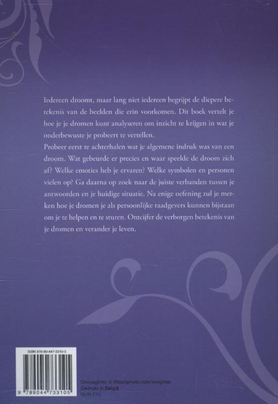 Dromen en hun betekenis Dromen en hun betekenis achterkant