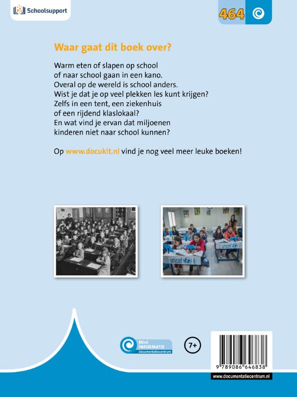 Iedereen naar school / Mini Informatie / 464 achterkant