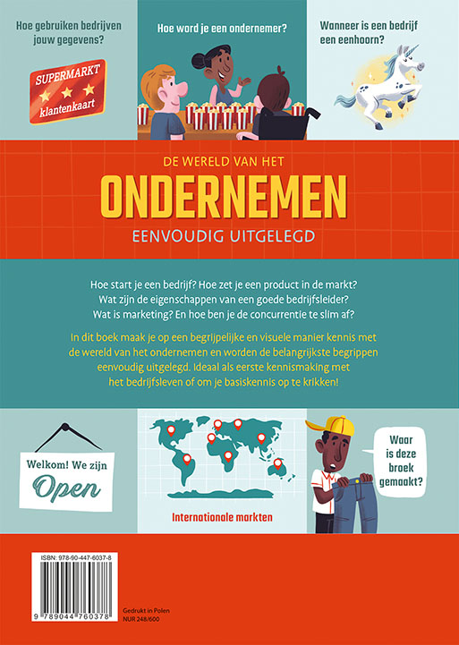 De wereld van het ondernemen eenvoudig uitgelegd achterkant