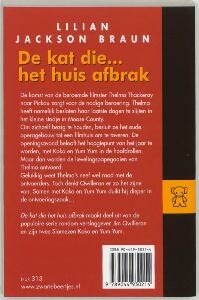 De kat die het huis afbrak / Jim Qwilleran achterkant