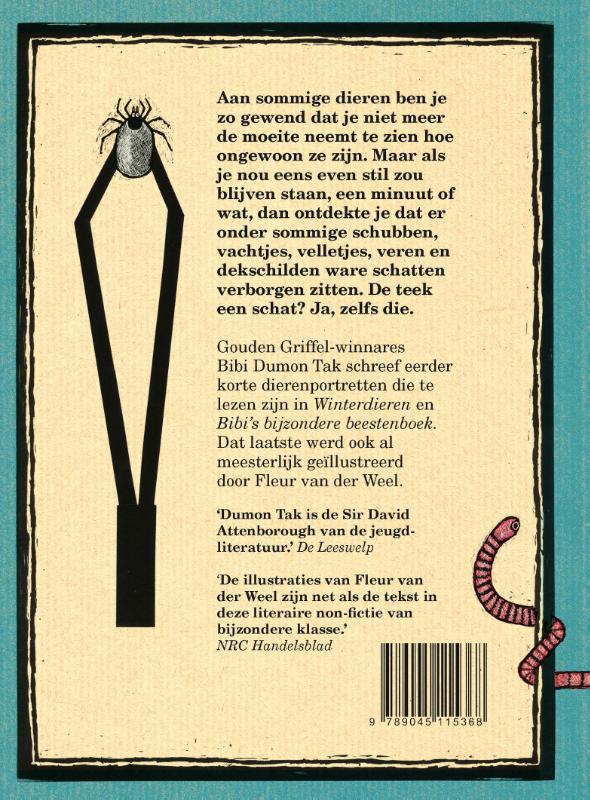 Bibi's doodgewone dierenboek Bibi's doodgewone dierenboek achterkant