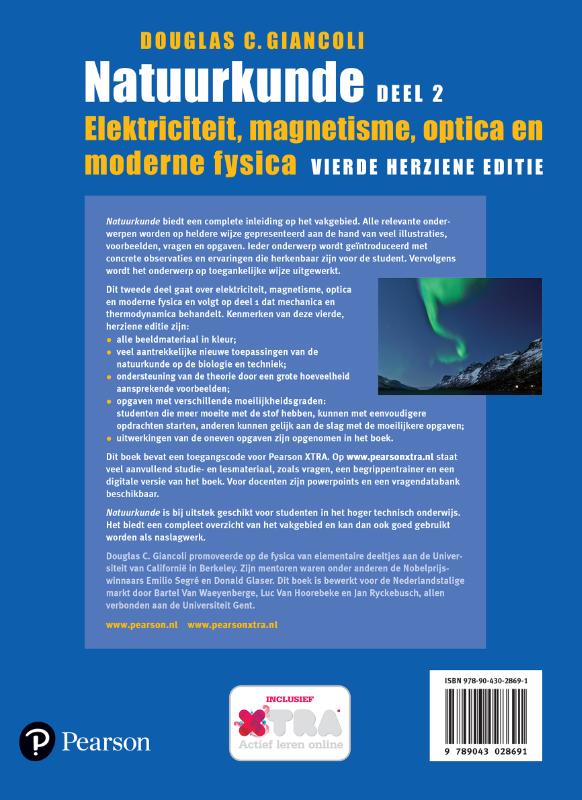 Natuurkunde Deel 2 Elektriciteit, magnetisme, optica en moderne fysica achterkant