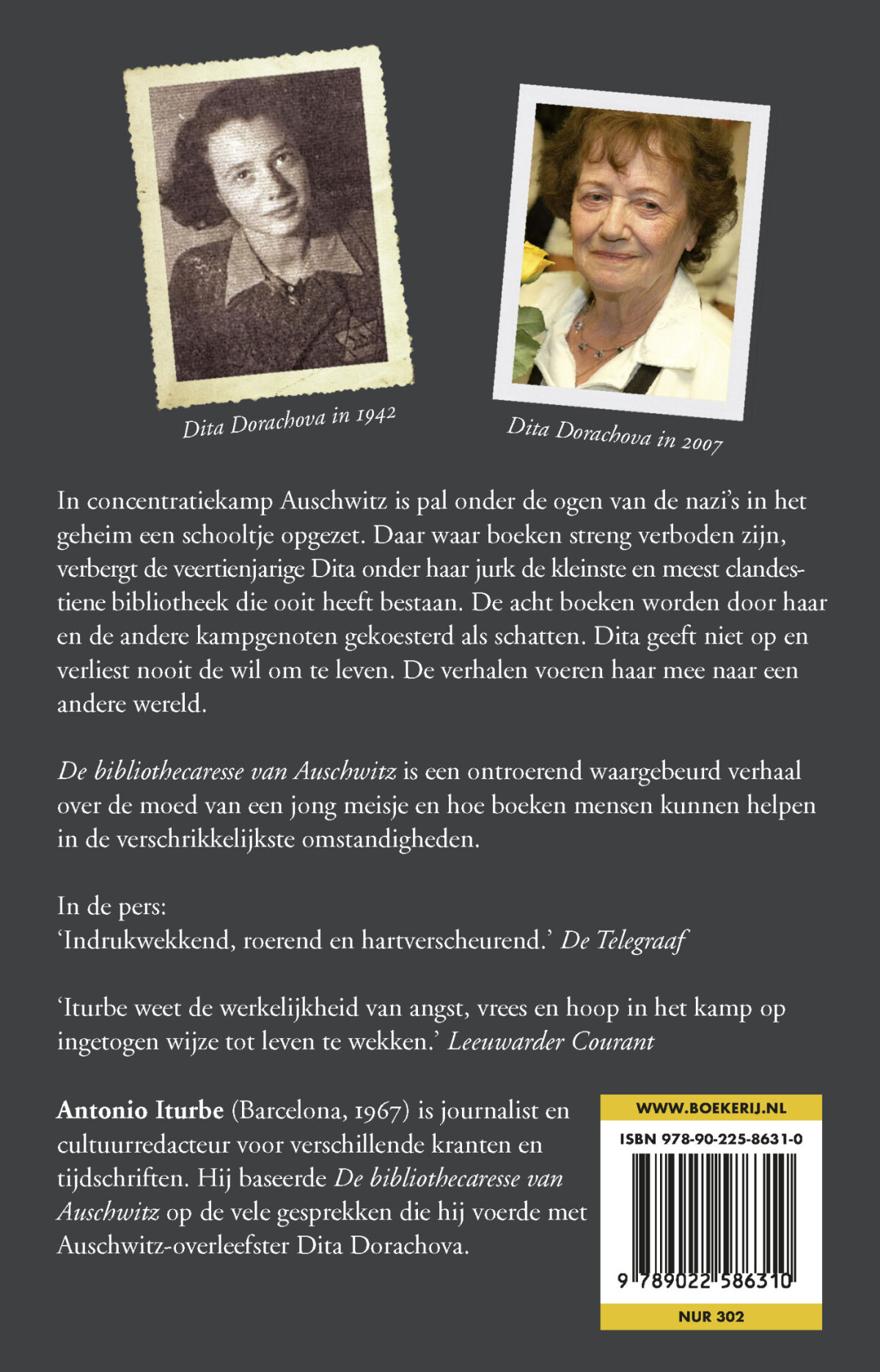 De bibliothecaresse van Auschwitz De bibliothecaresse van Auschwitz achterkant