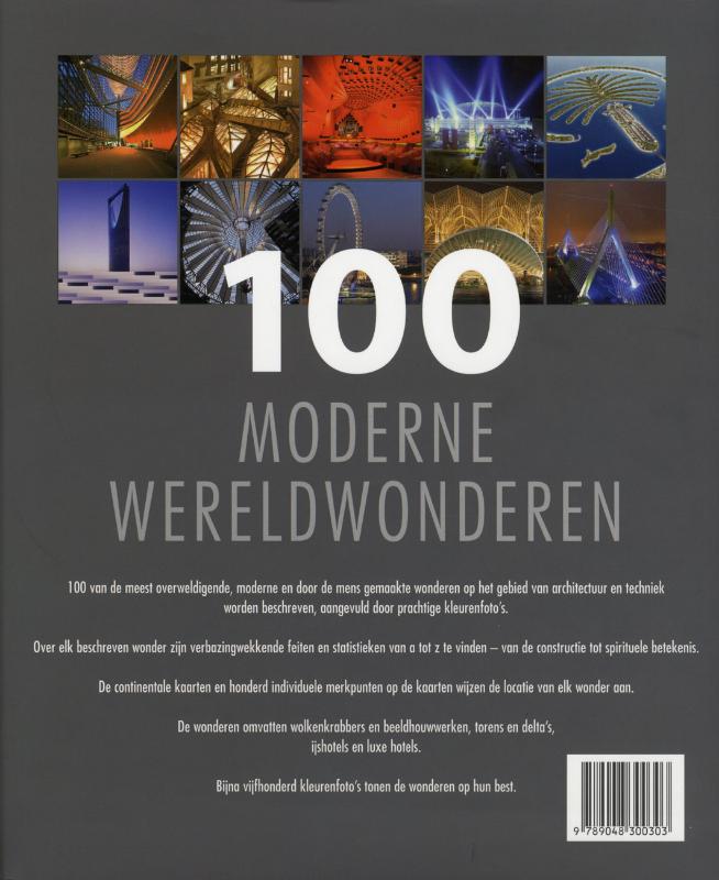 100 moderne wereldwonderen achterkant