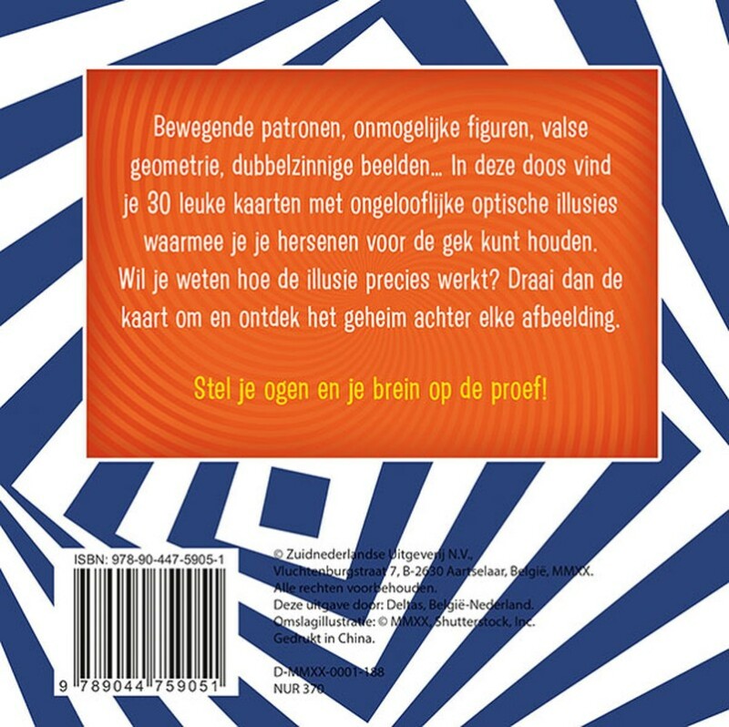 Ongelooflijke optische illusies - Kaartenset achterkant