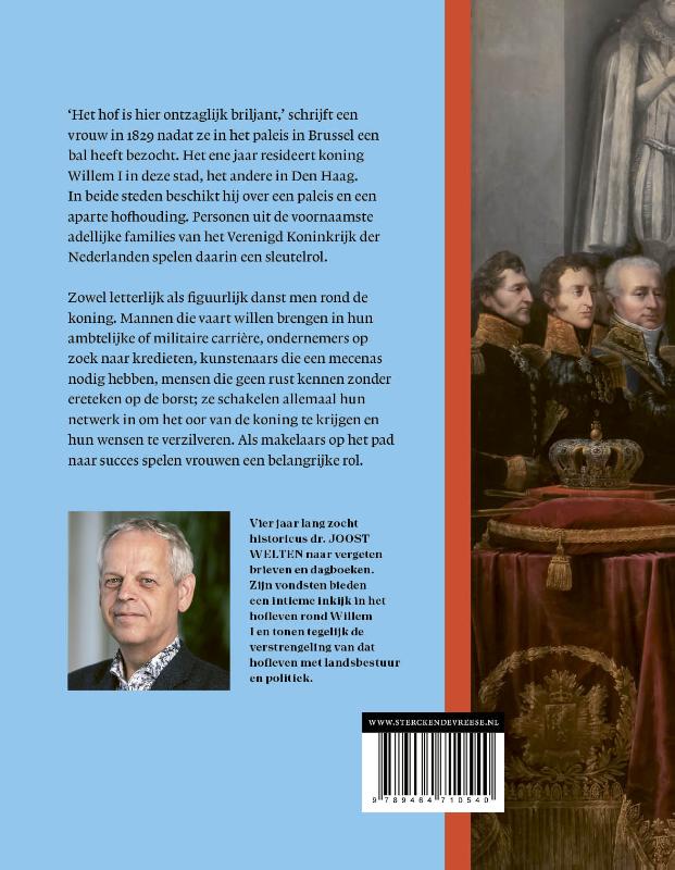 Dansen rond de troon van Willem I achterkant