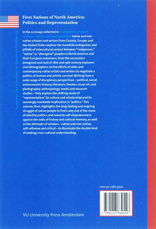 First Nations of North America / European contributions to American studies / 54 achterkant