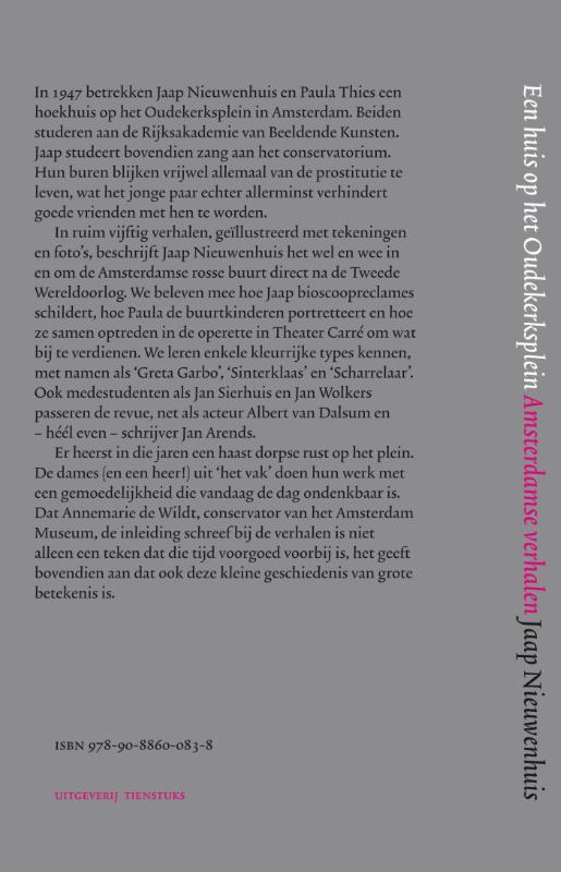 Een huis op het Oudekerksplein achterkant