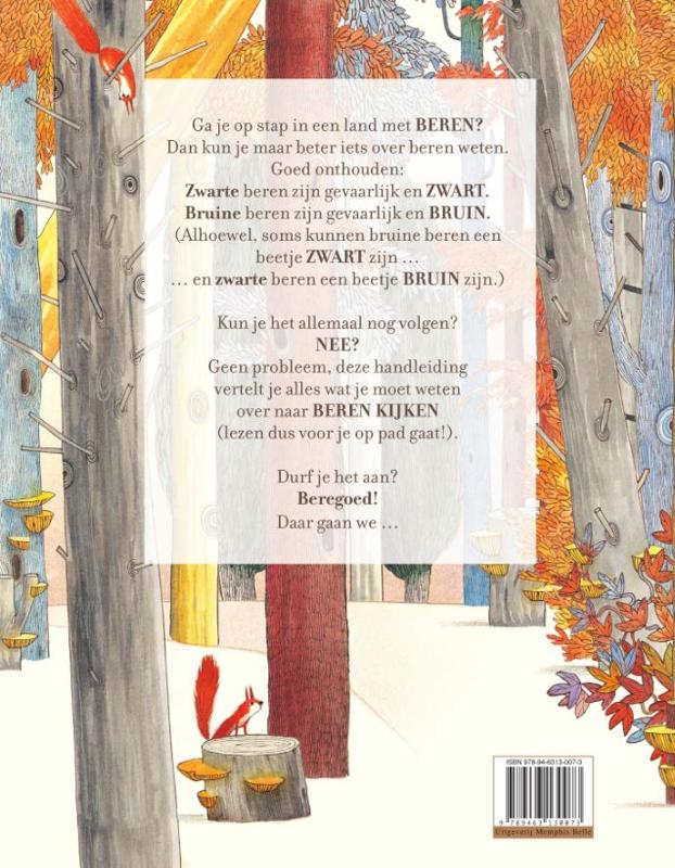 Beren kijken achterkant