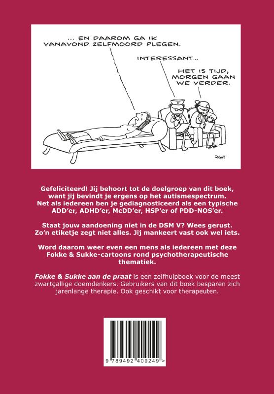Aan de praat / Fokke & Sukke achterkant