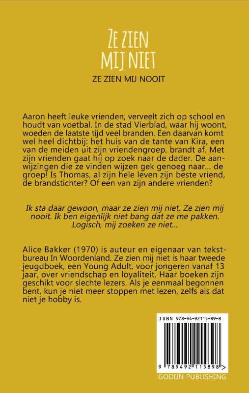 Ze zien mij niet Ze zien mij niet achterkant