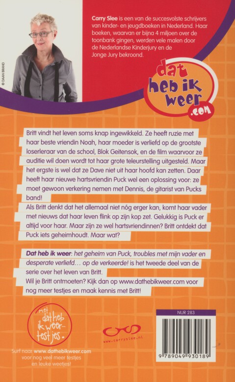 Dat heb ik weer Dat heb ik weer achterkant