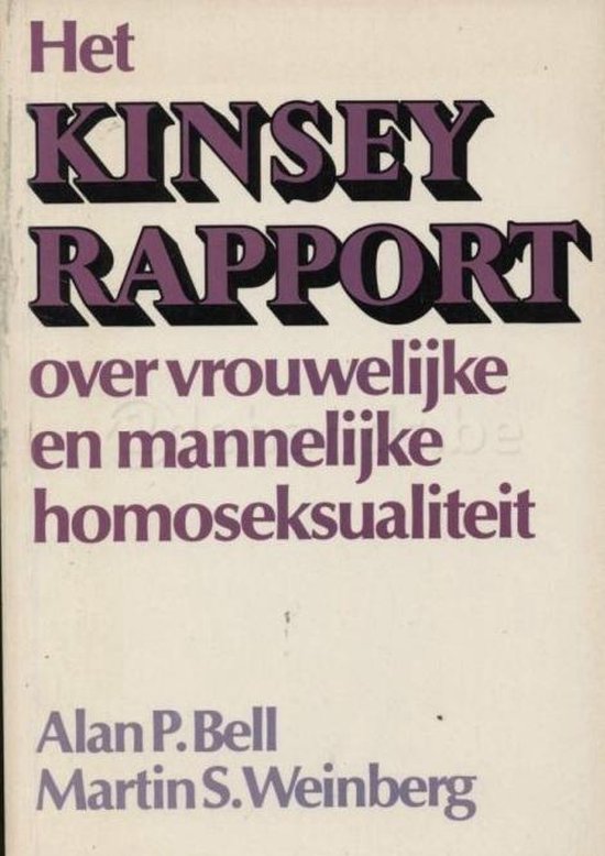 Het Kinsey rapport over vrouwelijke en mannelijke homoseksualiteit